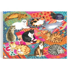 Lounging Cats 1000 Piece Puzzle