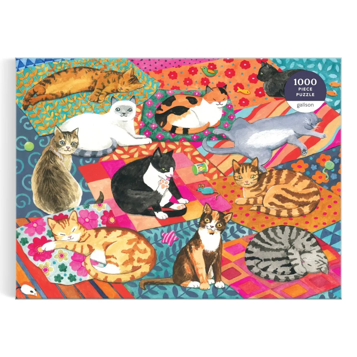 Lounging Cats 1000 Piece Puzzle