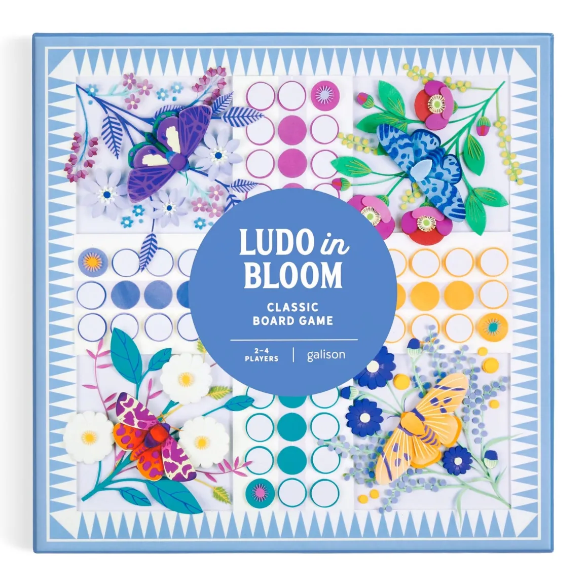Ludo In Bloom Classic Board Game Set