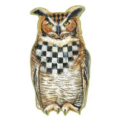 MacKenzie-Childs Woodland Owl 250 Piece Shaped Wood Puzzle