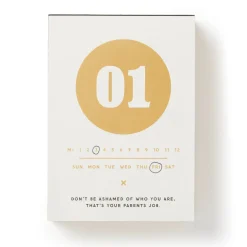 Make My Day Undated Desk Calendar