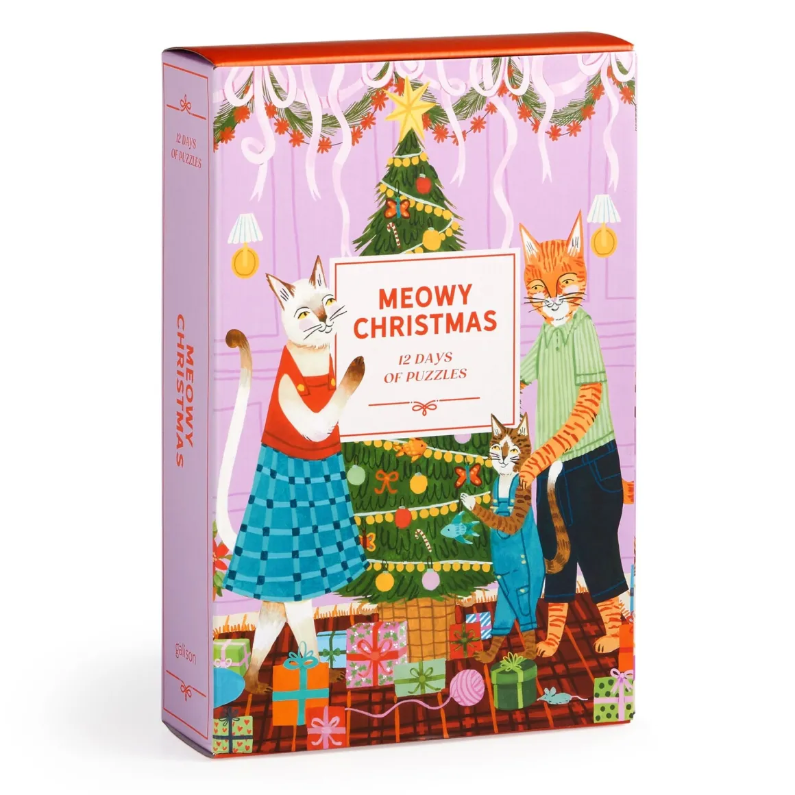 Meowy Christmas 12 Days of Puzzles 500 Piece Countdown