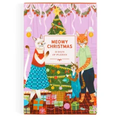 Meowy Christmas 12 Days of Puzzles 500 Piece Countdown