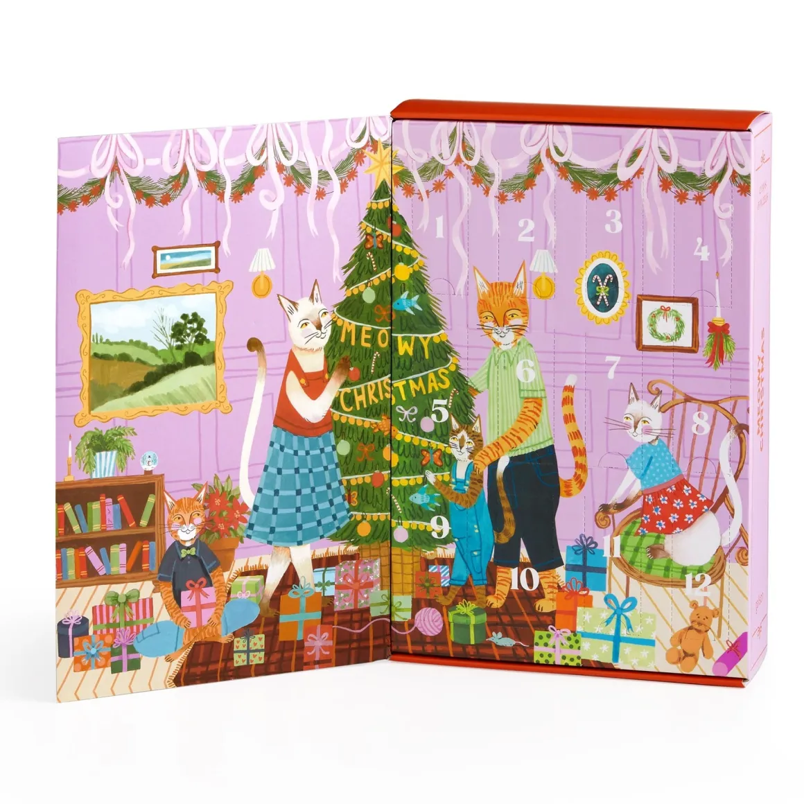 Meowy Christmas 12 Days of Puzzles 500 Piece Countdown