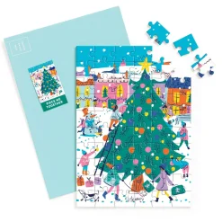 Merry & Bright Greeting Card Puzzle