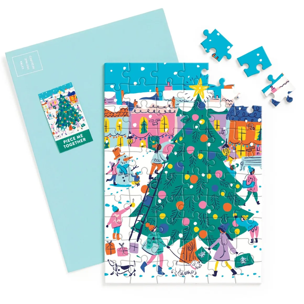Merry & Bright Greeting Card Puzzle