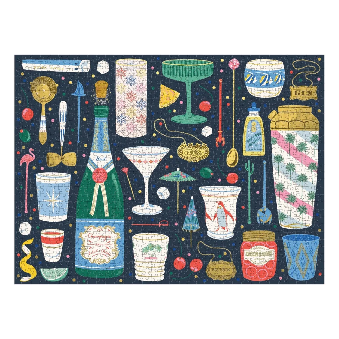 Merry Mixer 1000 Piece Foil Puzzle