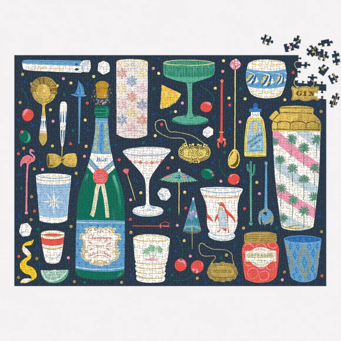 Merry Mixer 1000 Piece Foil Puzzle