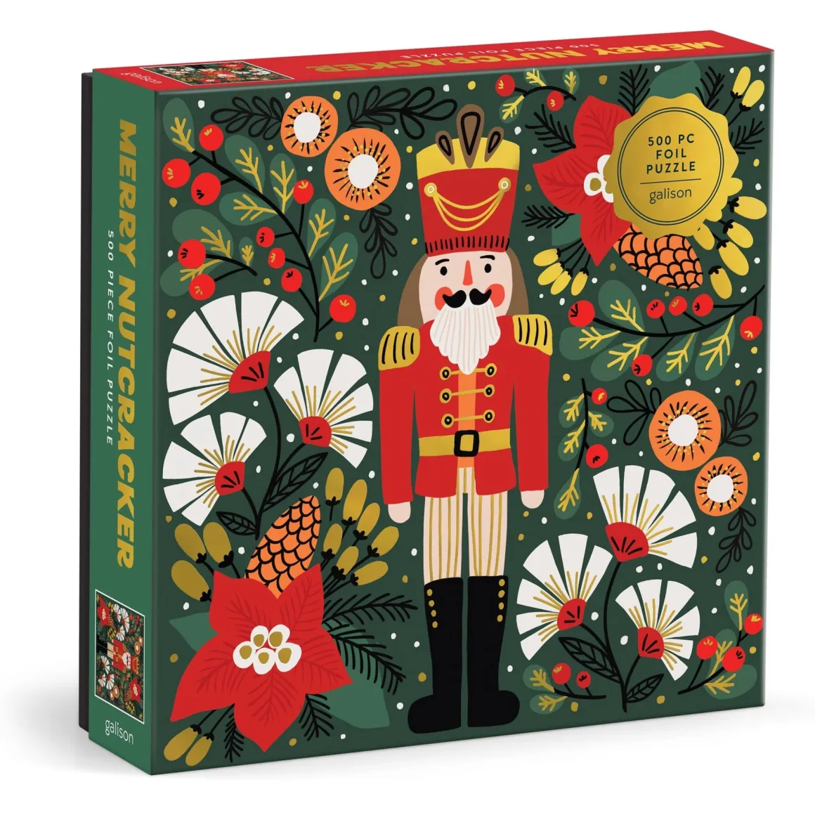 Merry Nutcracker 500 Piece Foil Puzzle