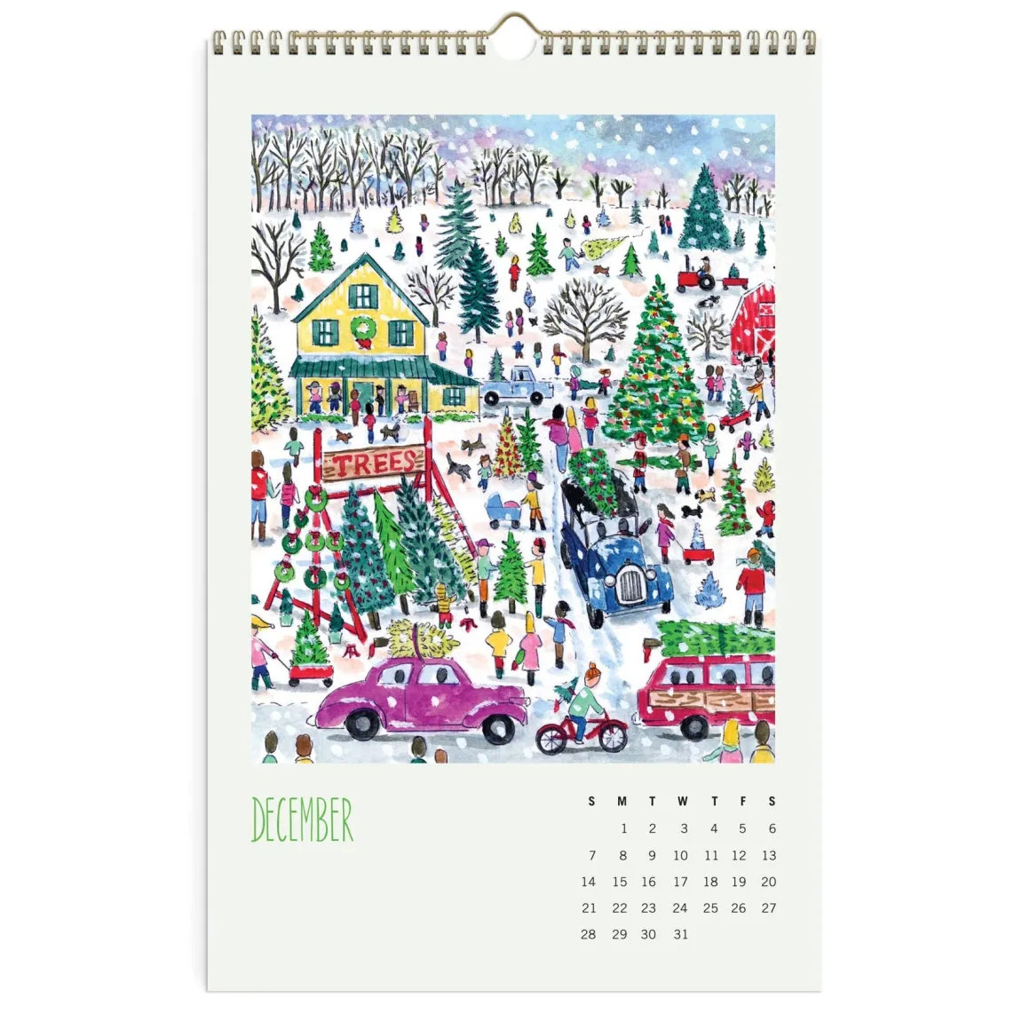 Michael Storrings 2025 Wall Calendar