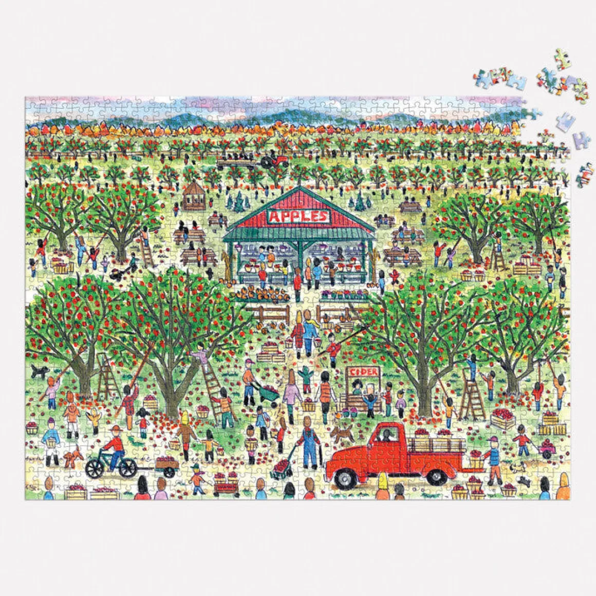 Michael Storrings Apple Pickin' 1000 Piece Puzzle