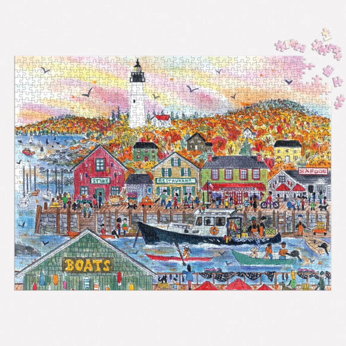 Michael Storrings Autumn By the Sea 1000 Piece Puzzle