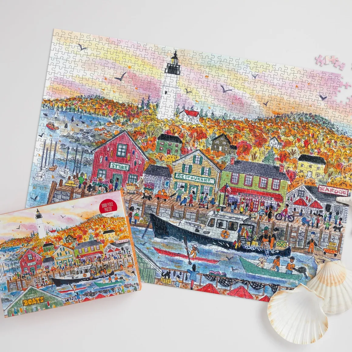 Michael Storrings Autumn By the Sea 1000 Piece Puzzle