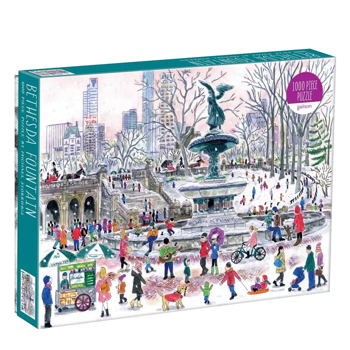 Michael Storrings Bethesda Fountain 1000 Piece Jigsaw Puzzle