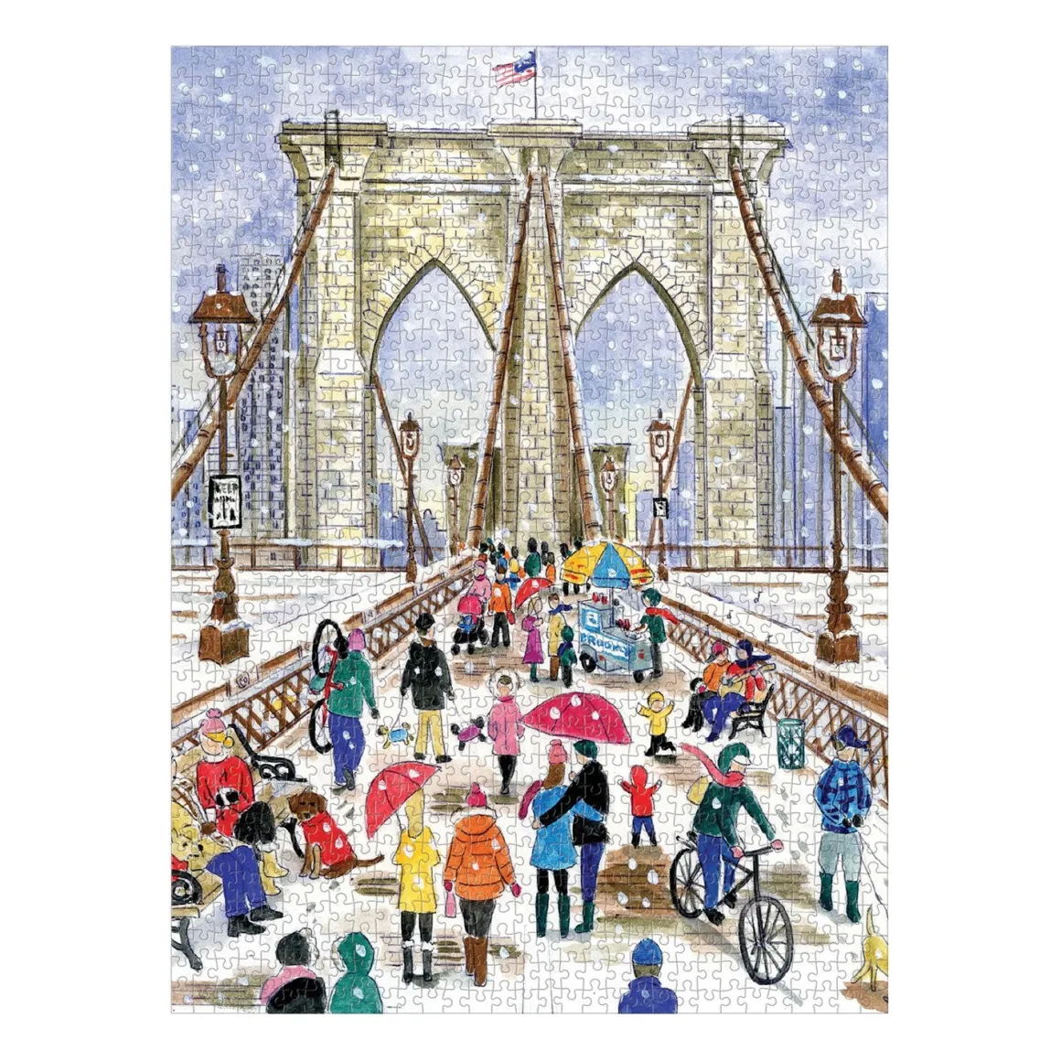 Michael Storrings Brooklyn Bridge 1000 Piece Jigsaw Puzzle