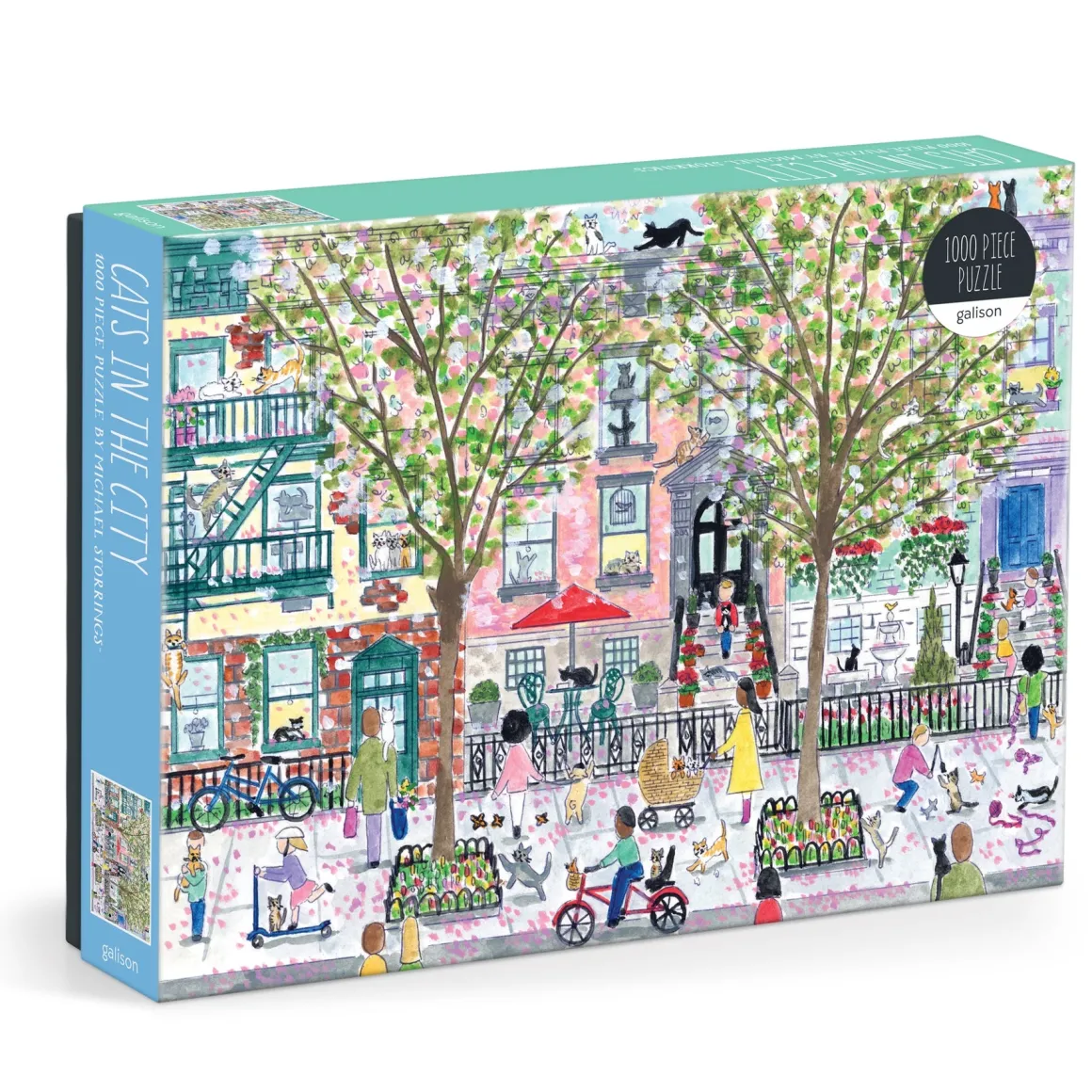 Michael Storrings Cats in the City 1000 Piece Puzzle