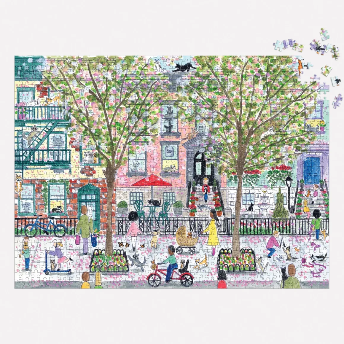Michael Storrings Cats in the City 1000 Piece Puzzle