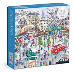 Michael Storrings Christmas in Paris 1000 Piece Foil Puzzle