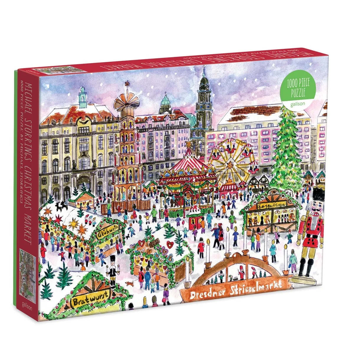 Michael Storrings Christmas Market 1000 Piece Puzzle