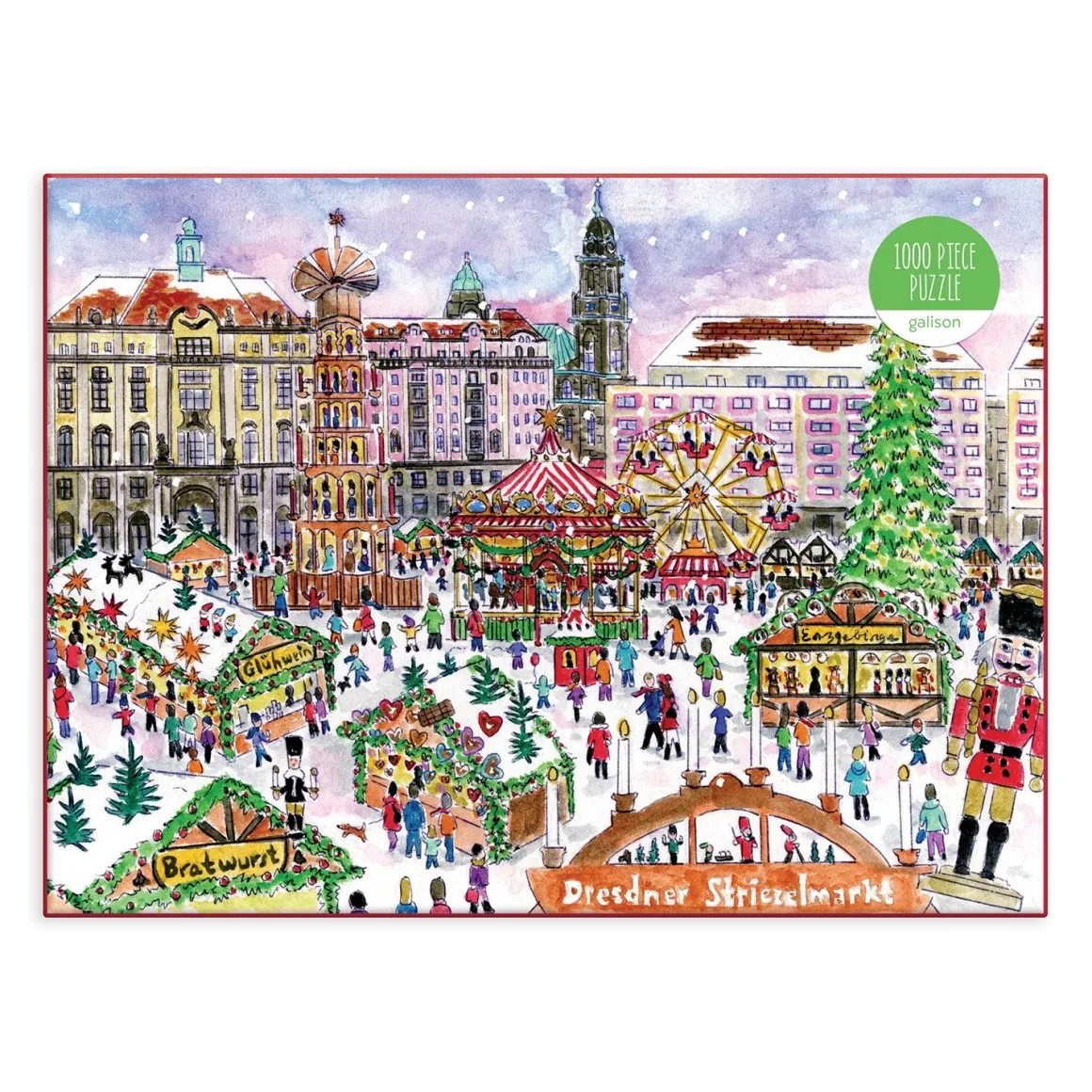 Michael Storrings Christmas Market 1000 Piece Puzzle