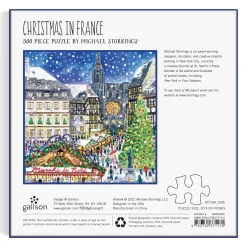 Michael Storrings Christmas in France 500 Piece Puzzle