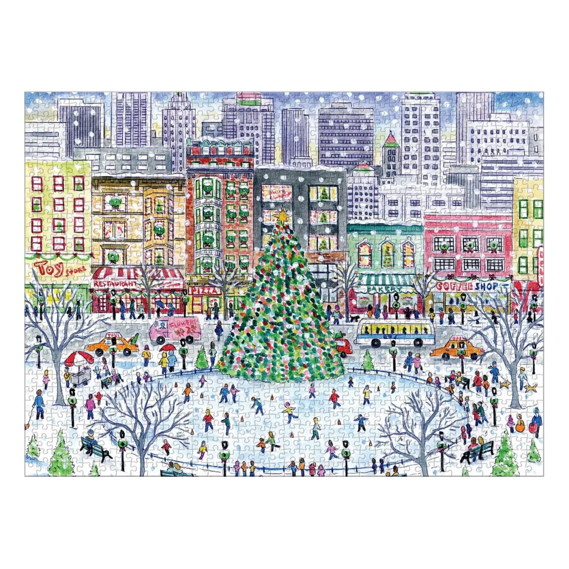 Michael Storrings Christmas in the City 1000 Piece Puzzle
