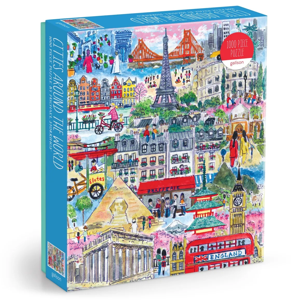 Michael Storrings Cities Around the World 1000 Piece Puzzle