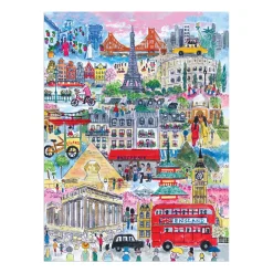 Michael Storrings Cities Around the World 1000 Piece Puzzle