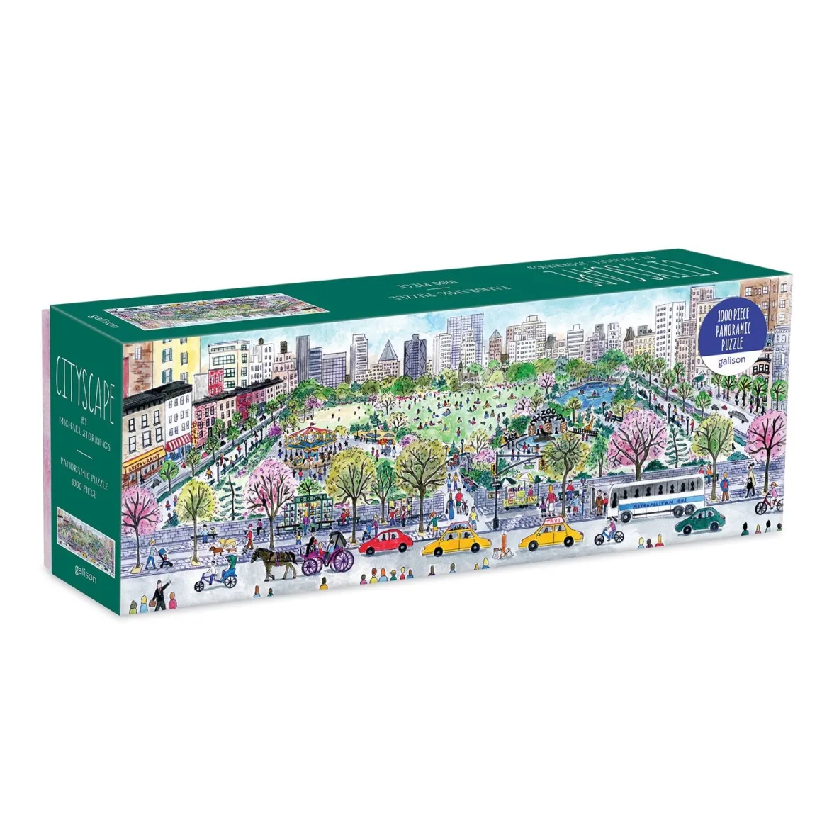 Michael Storrings Cityscape 1000 Piece Panoramic Jigsaw Puzzle