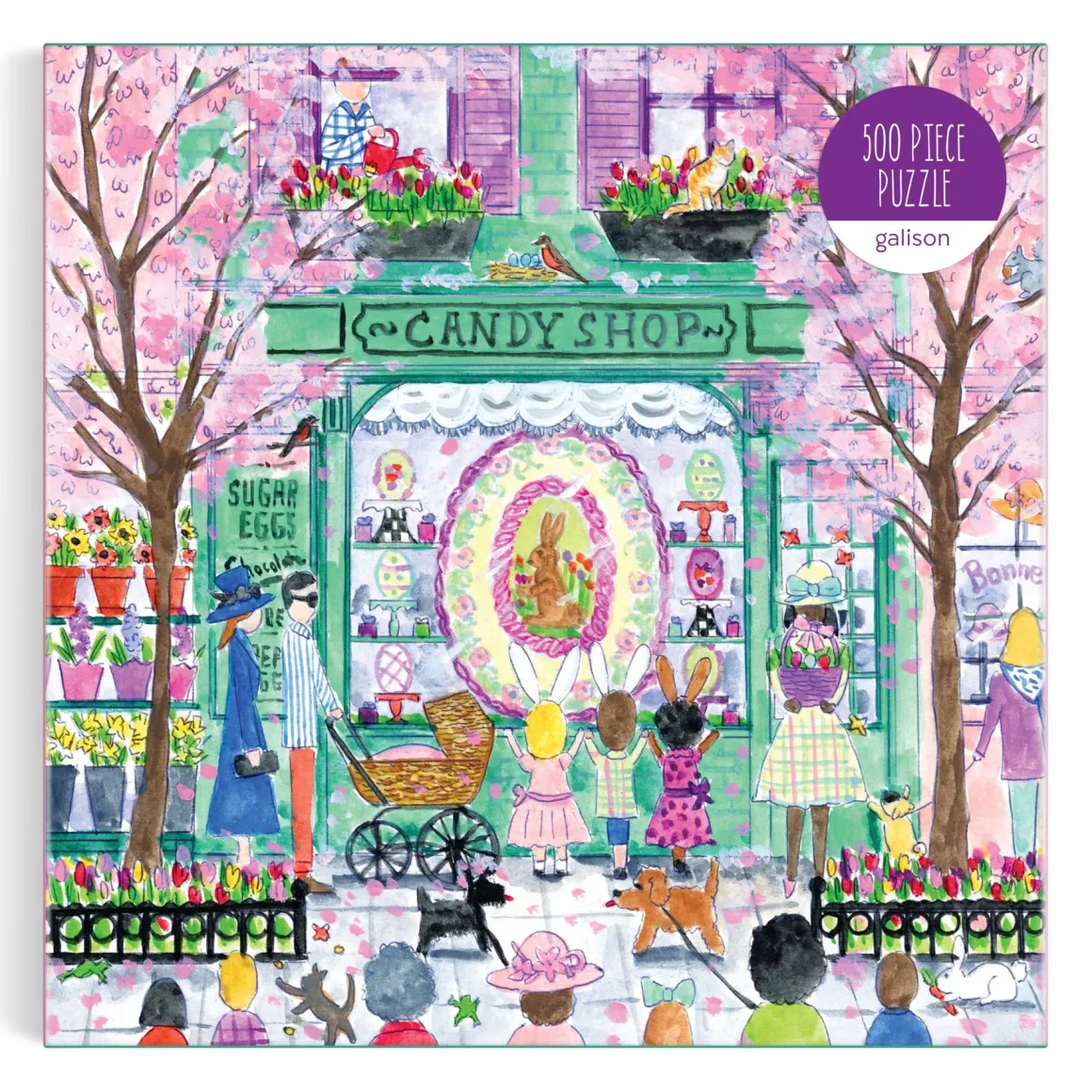 Michael Storrings Easter Candy Shop 500 Piece Puzzle