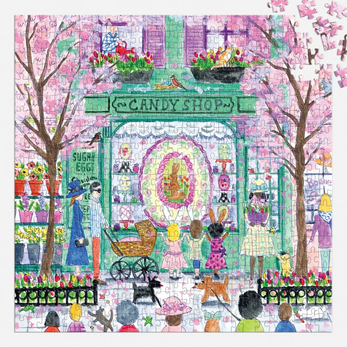 Michael Storrings Easter Candy Shop 500 Piece Puzzle