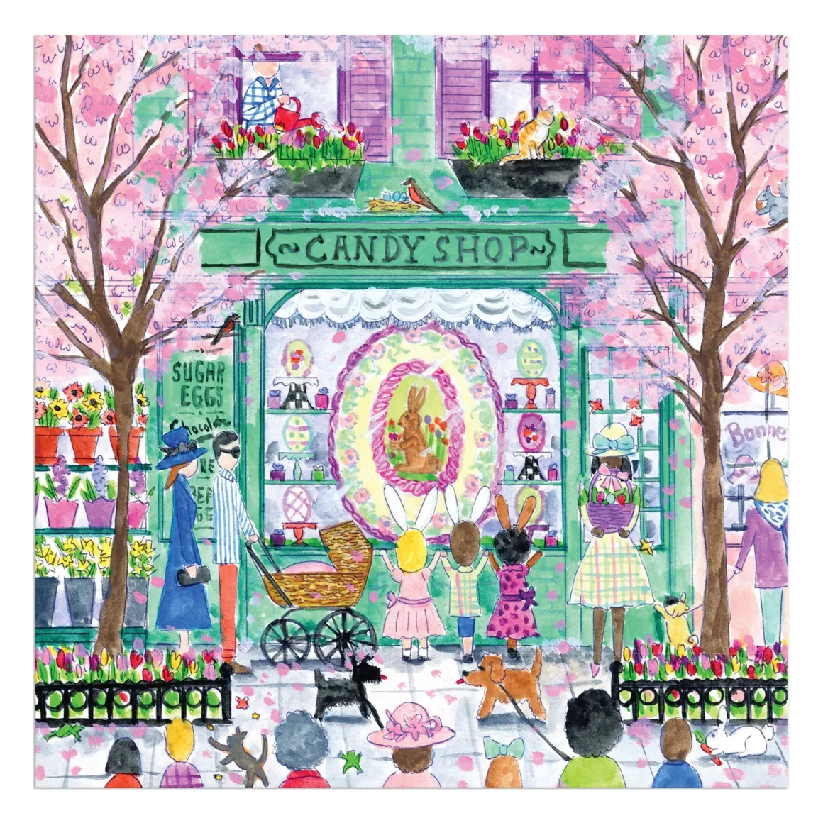 Michael Storrings Easter Candy Shop 500 Piece Puzzle