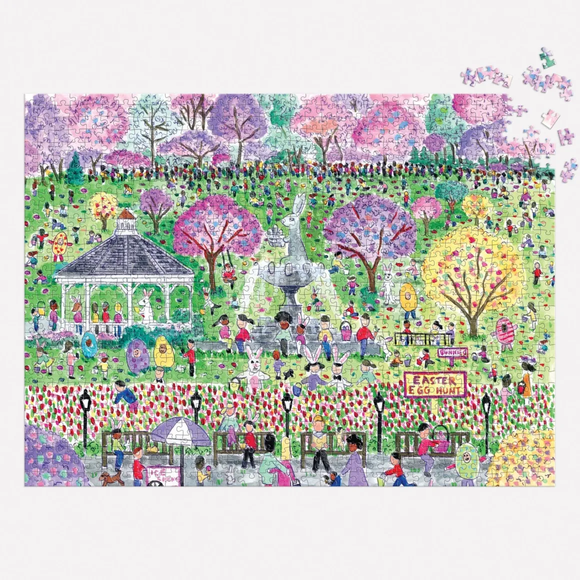 Michael Storrings Easter Egg Hunt 1000 Piece Puzzle