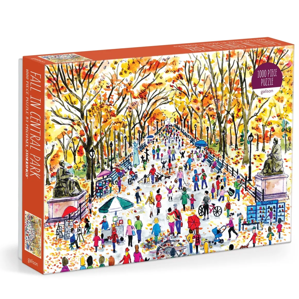 Michael Storrings Fall in Central Park 1000 Piece Puzzle