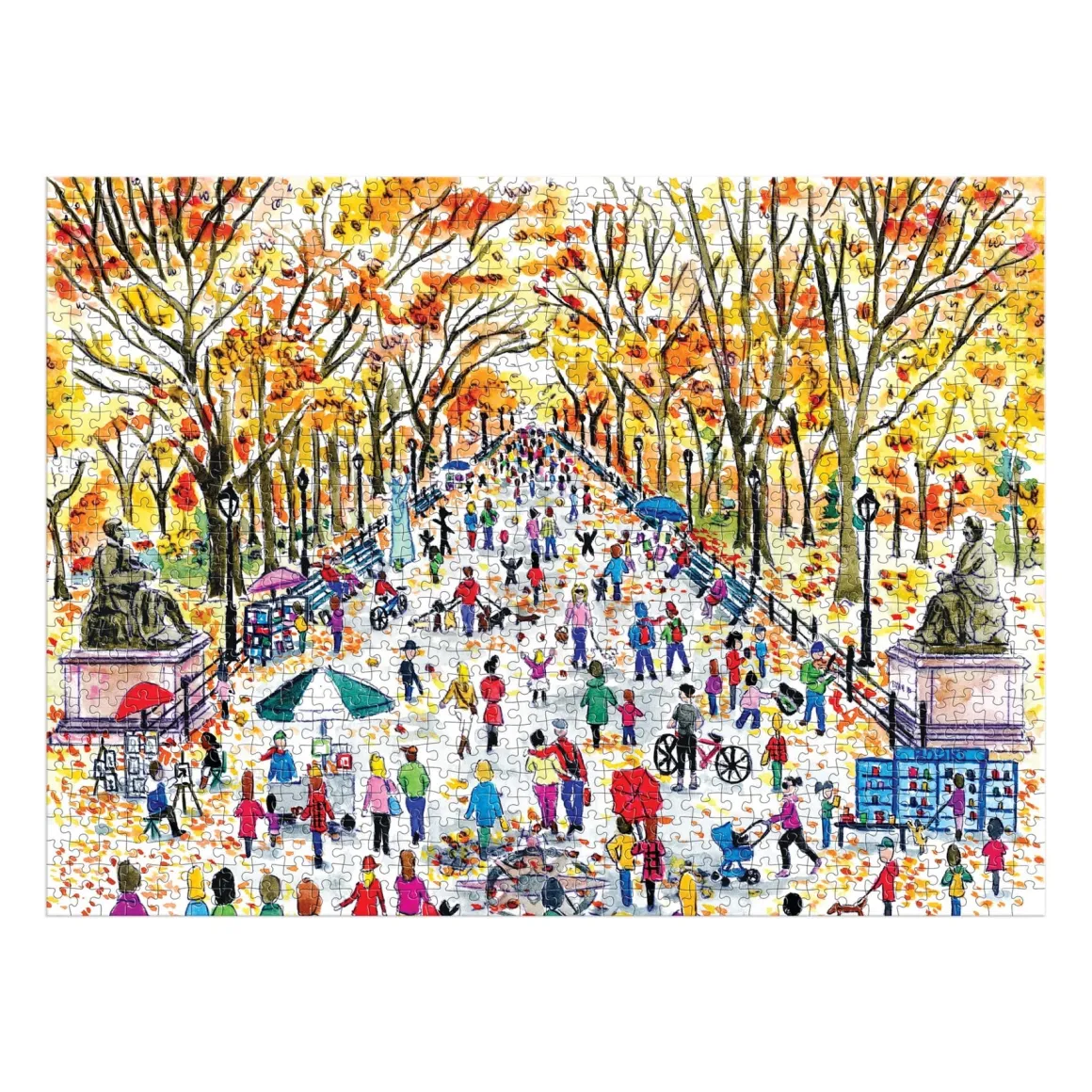 Michael Storrings Fall in Central Park 1000 Piece Puzzle