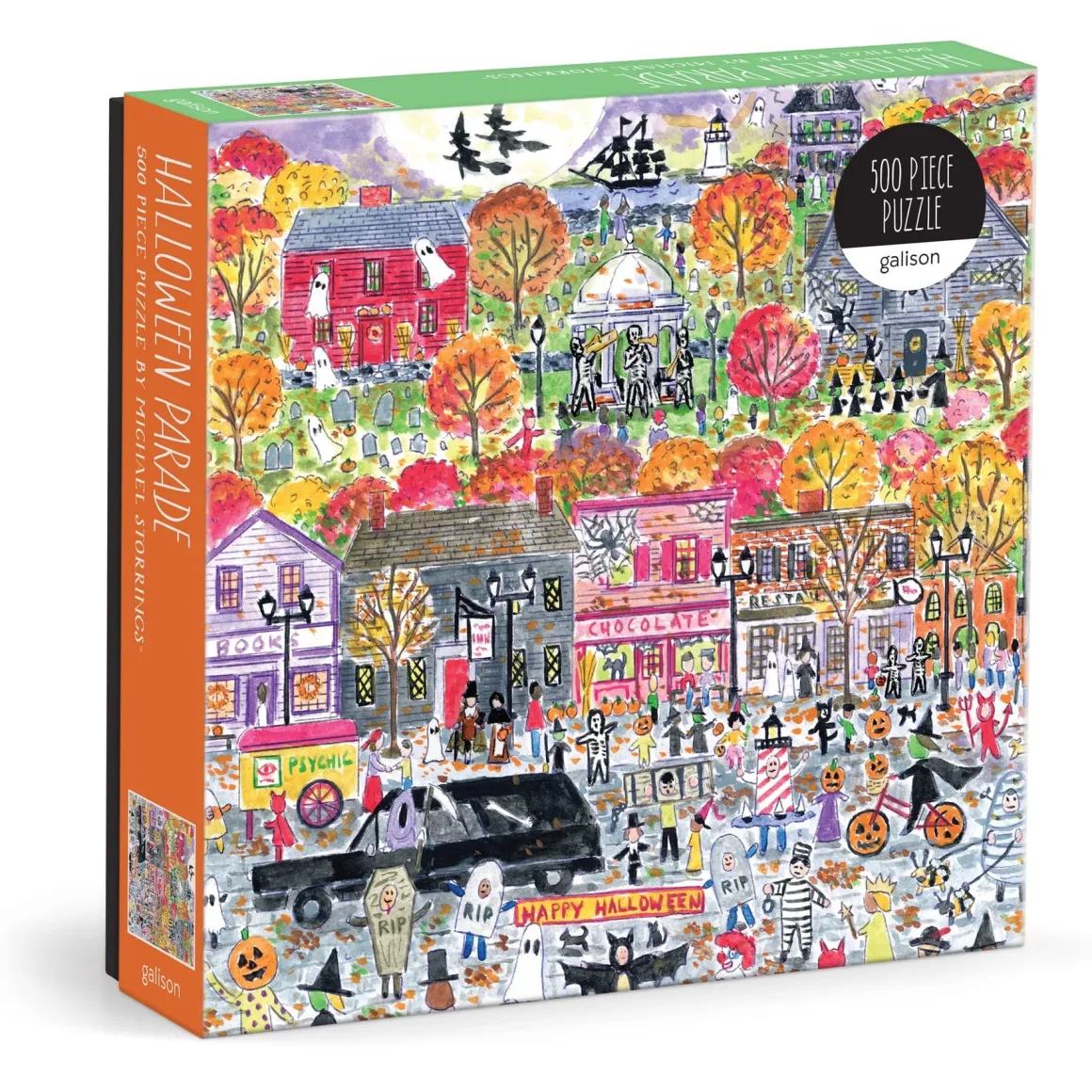 Michael Storrings Halloween Parade 500 Piece Puzzle