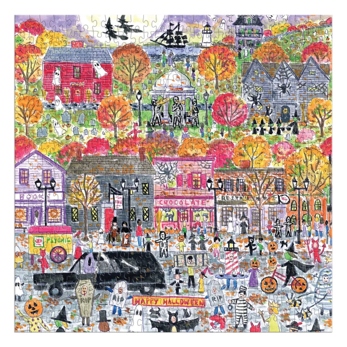 Michael Storrings Halloween Parade 500 Piece Puzzle