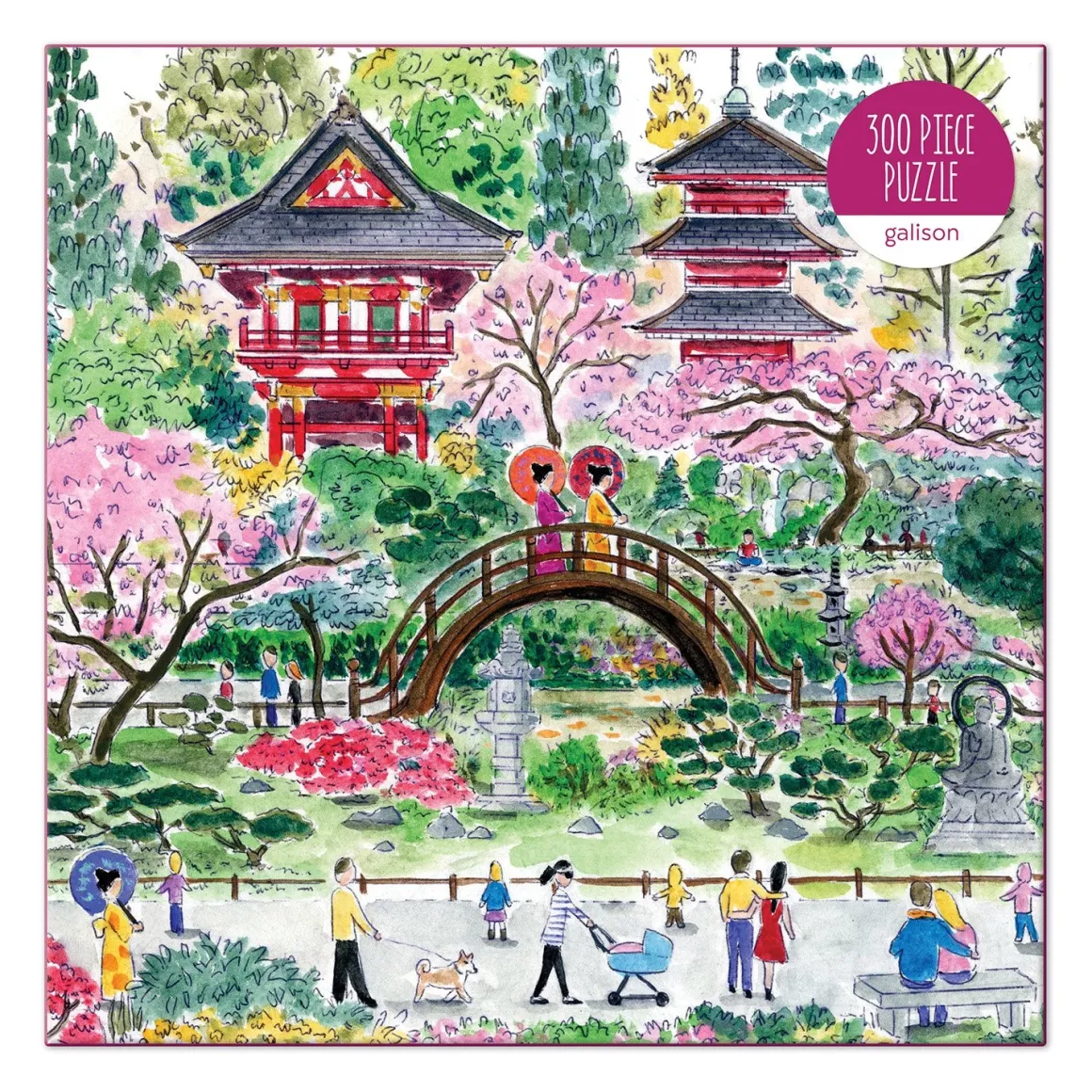Michael Storrings Japanese Tea Garden 300 Piece Jigsaw Puzzle