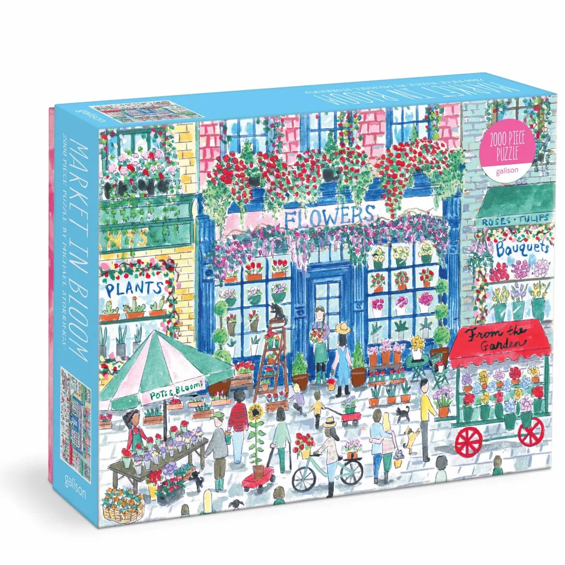 Michael Storrings Market in Bloom 2000 Piece Puzzle
