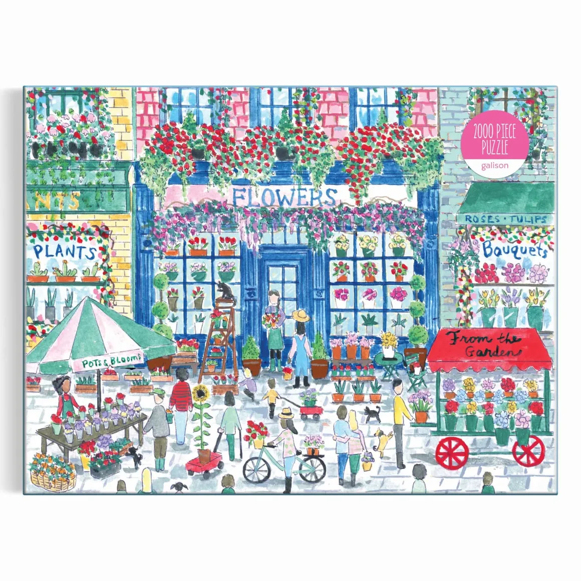 Michael Storrings Market in Bloom 2000 Piece Puzzle