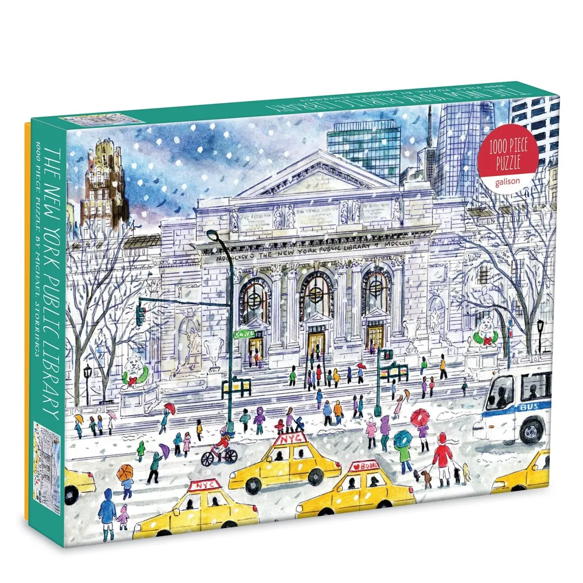 Michael Storrings New York Public Library 1000 Piece Jigsaw Puzzle