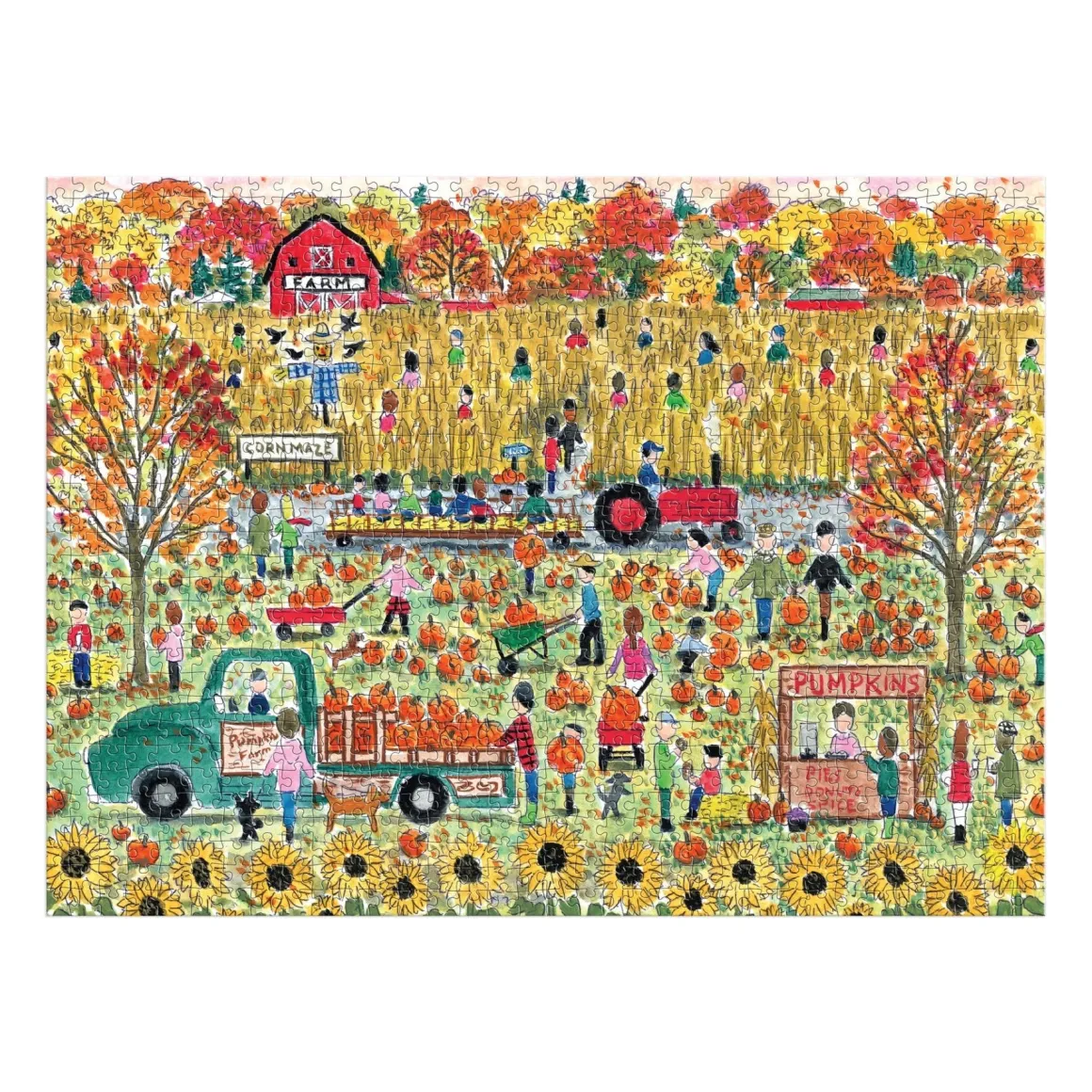 Michael Storrings Pumpkin Patch 1000 Piece Puzzle