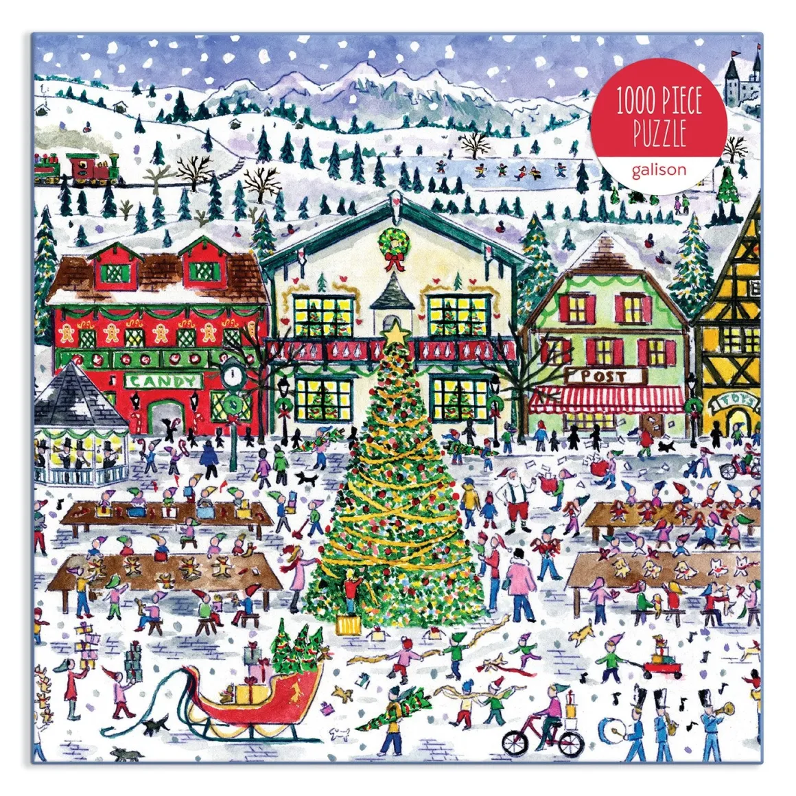 Michael Storrings Santa's Village 1000 Piece Puzzle