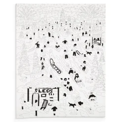 Michael Storrings Snow Day 11x14 Paint by Number Kit