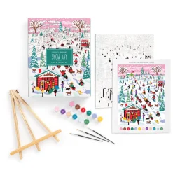 Michael Storrings Snow Day 11x14 Paint by Number Kit