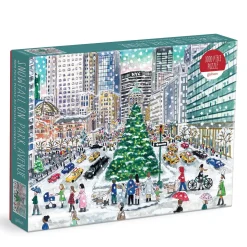 Michael Storrings Snowfall on Park Avenue 1000 Piece Puzzle