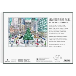 Michael Storrings Snowfall on Park Avenue 1000 Piece Puzzle