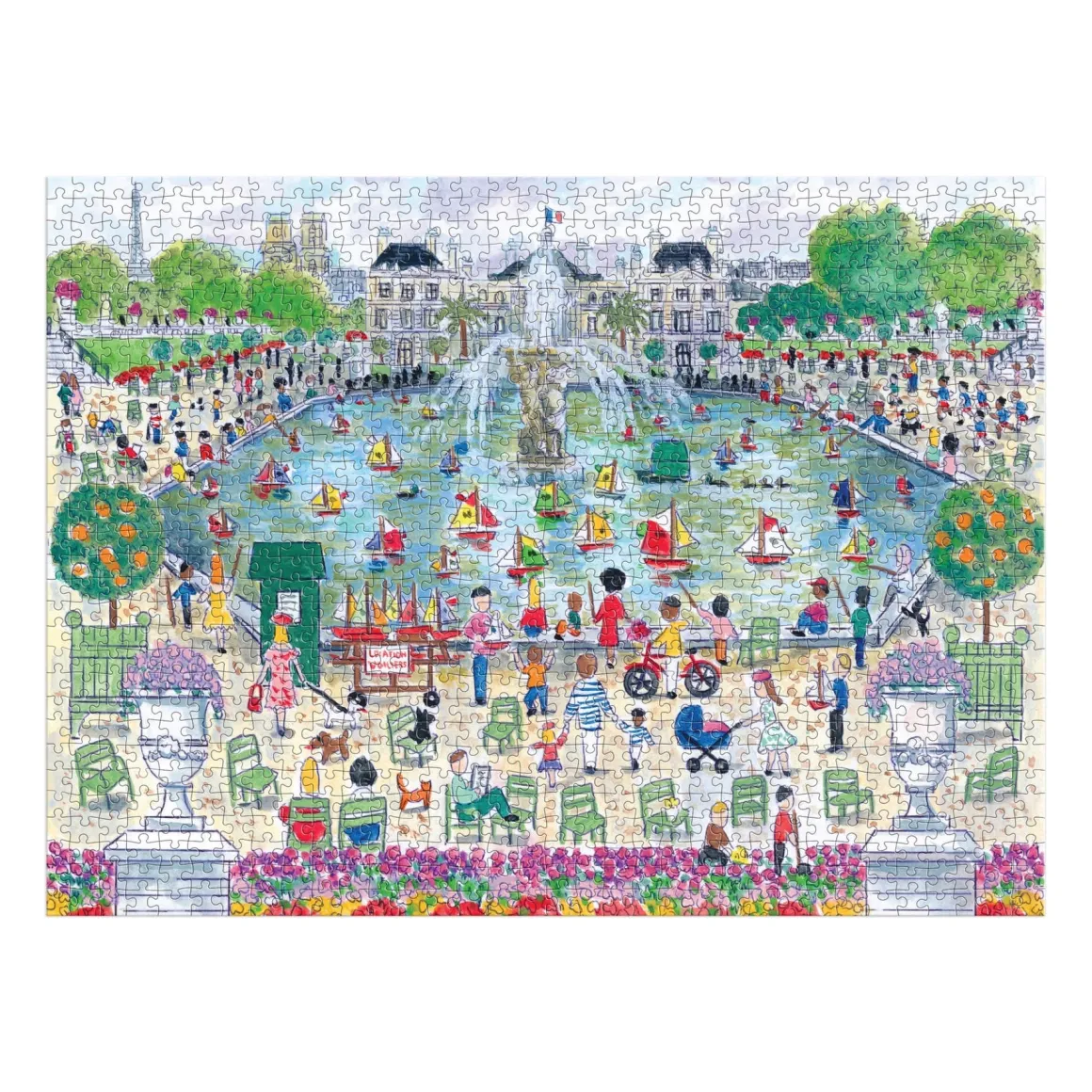 Michael Storrings Springtime in Paris 1000 Piece Puzzle