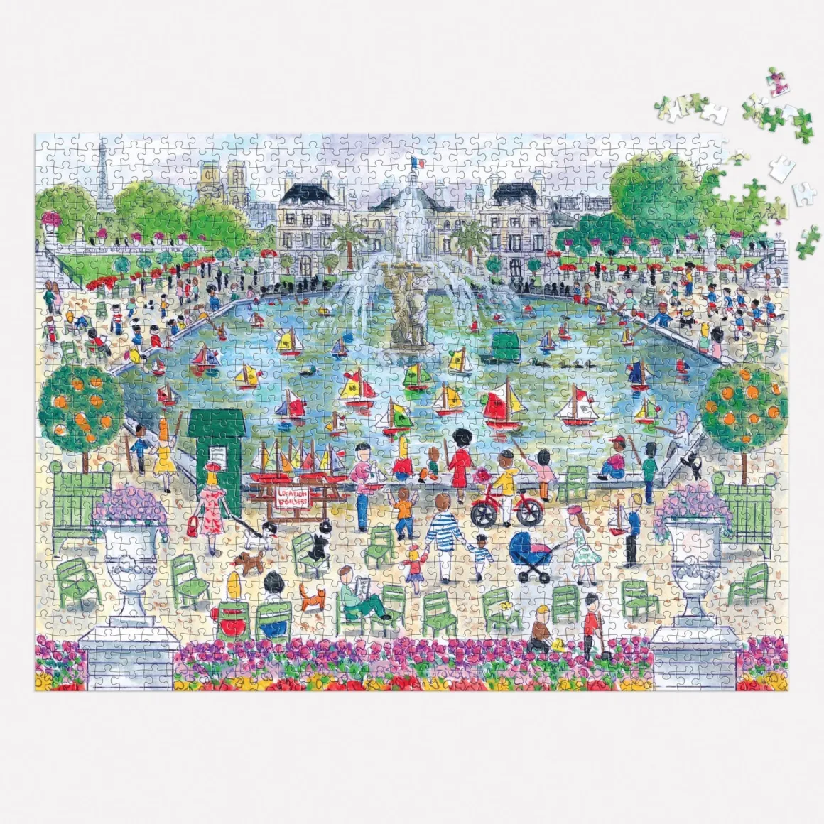 Michael Storrings Springtime in Paris 1000 Piece Puzzle