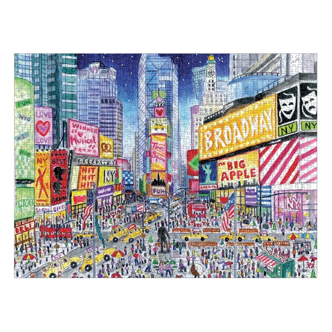 Michael Storrings Times Square 1000 Piece Jigsaw Puzzle